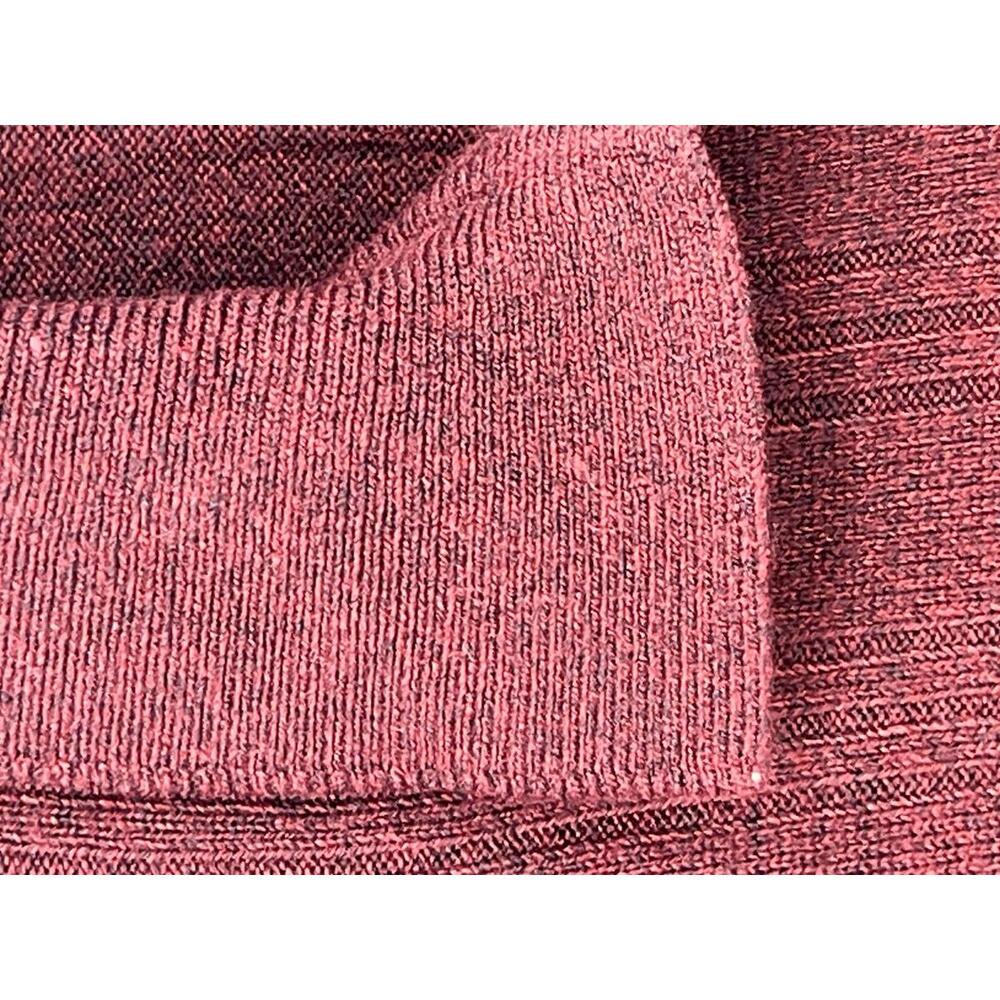 Arnold Palmer Burgundy Polo Sweater Small Ribbed Knit Collar - Picture 3 of 9